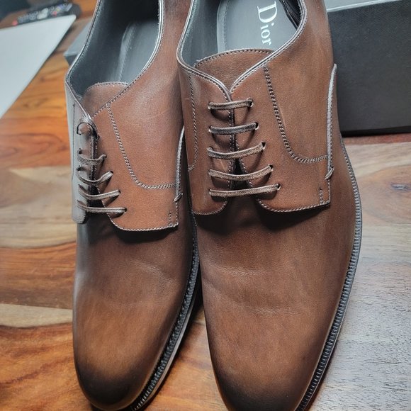 DIOR Derby Men\'s Shoe, Brown, Size 12-US / 45-EU, BRAND NEW main image 11